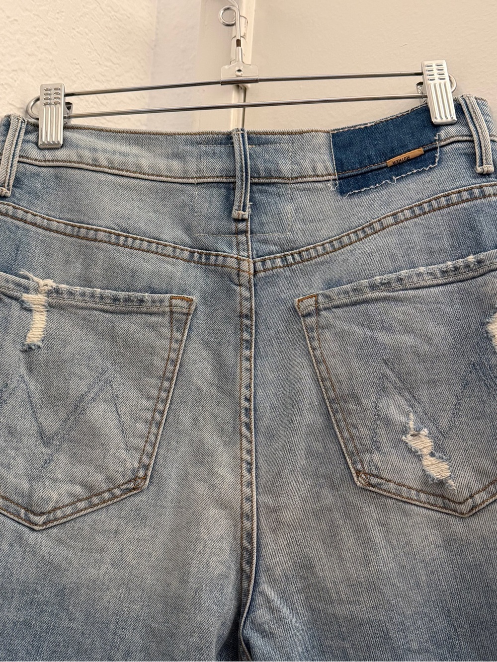 MOTHER High-Waisted Smokin' Fray Shorts - Picture 5 of 12
